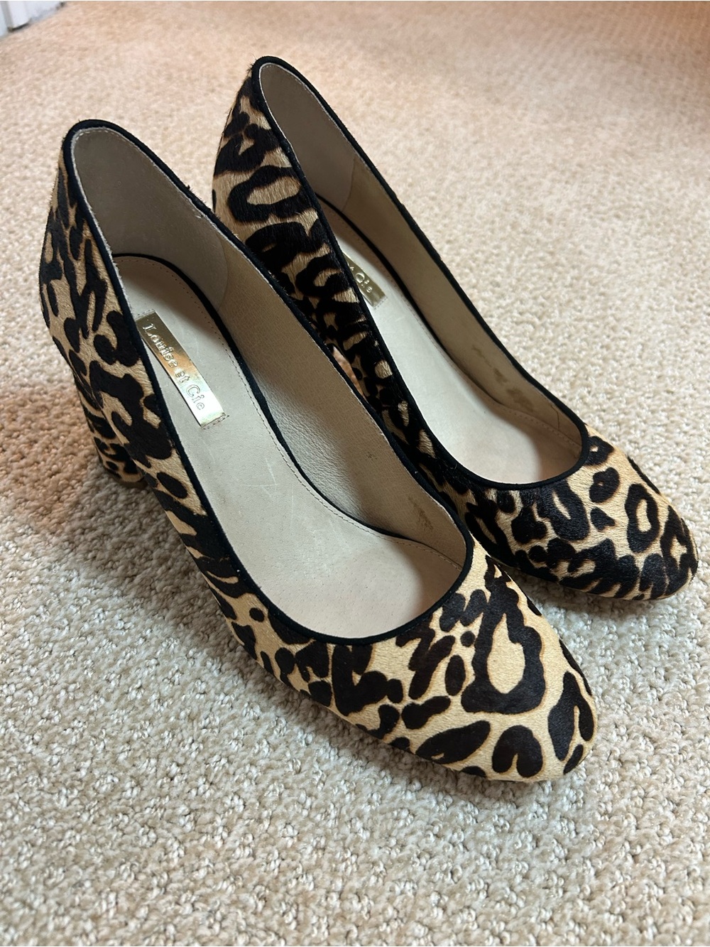 Louise et Cie Cow Hide Pumps Size 7.5
